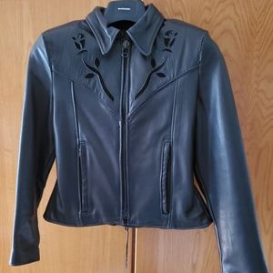 Womens leather jacket